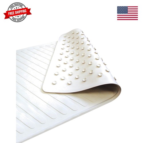 White rubber non slip - white,